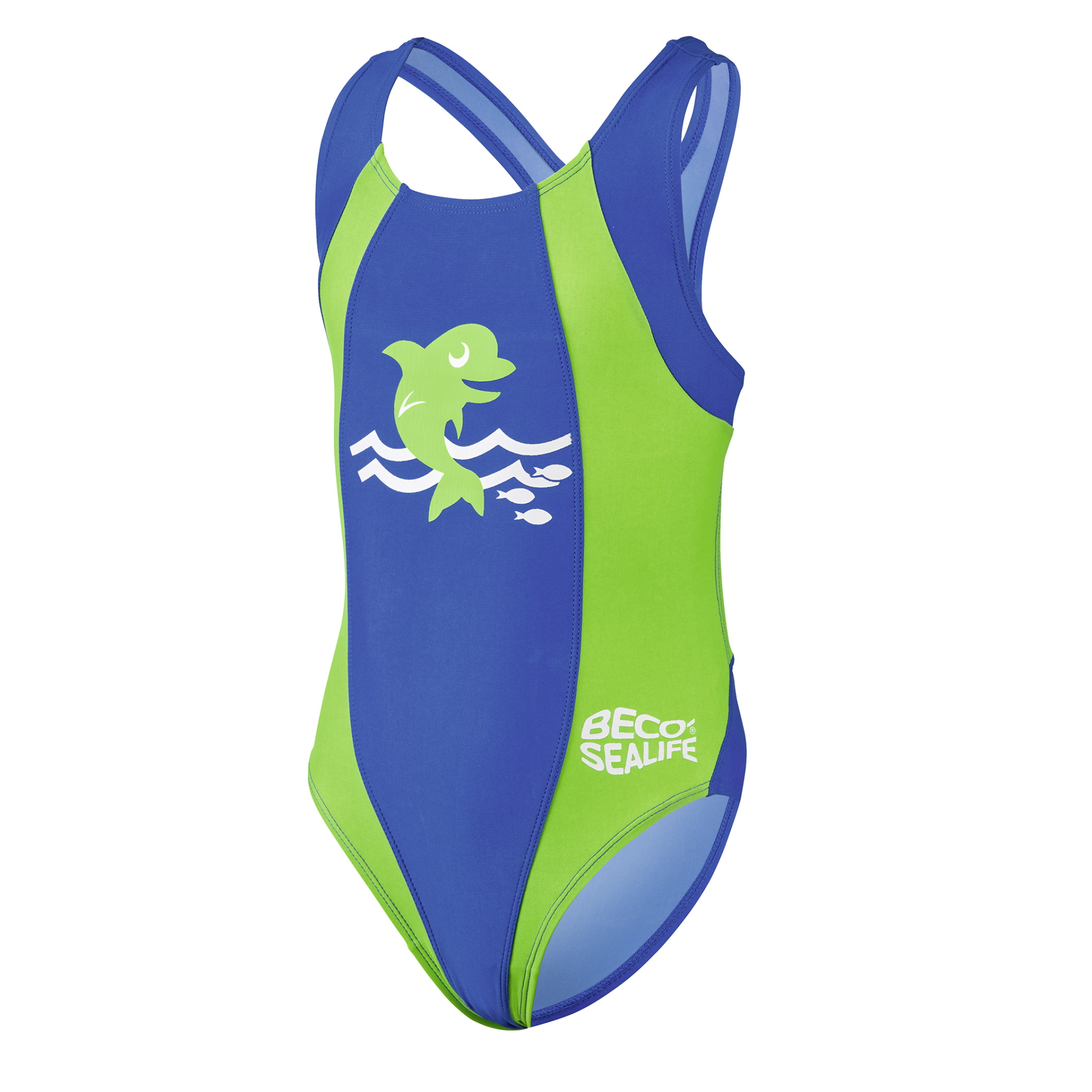 BECO SEALIFE Maxpower Badeanzug blau/grün 92