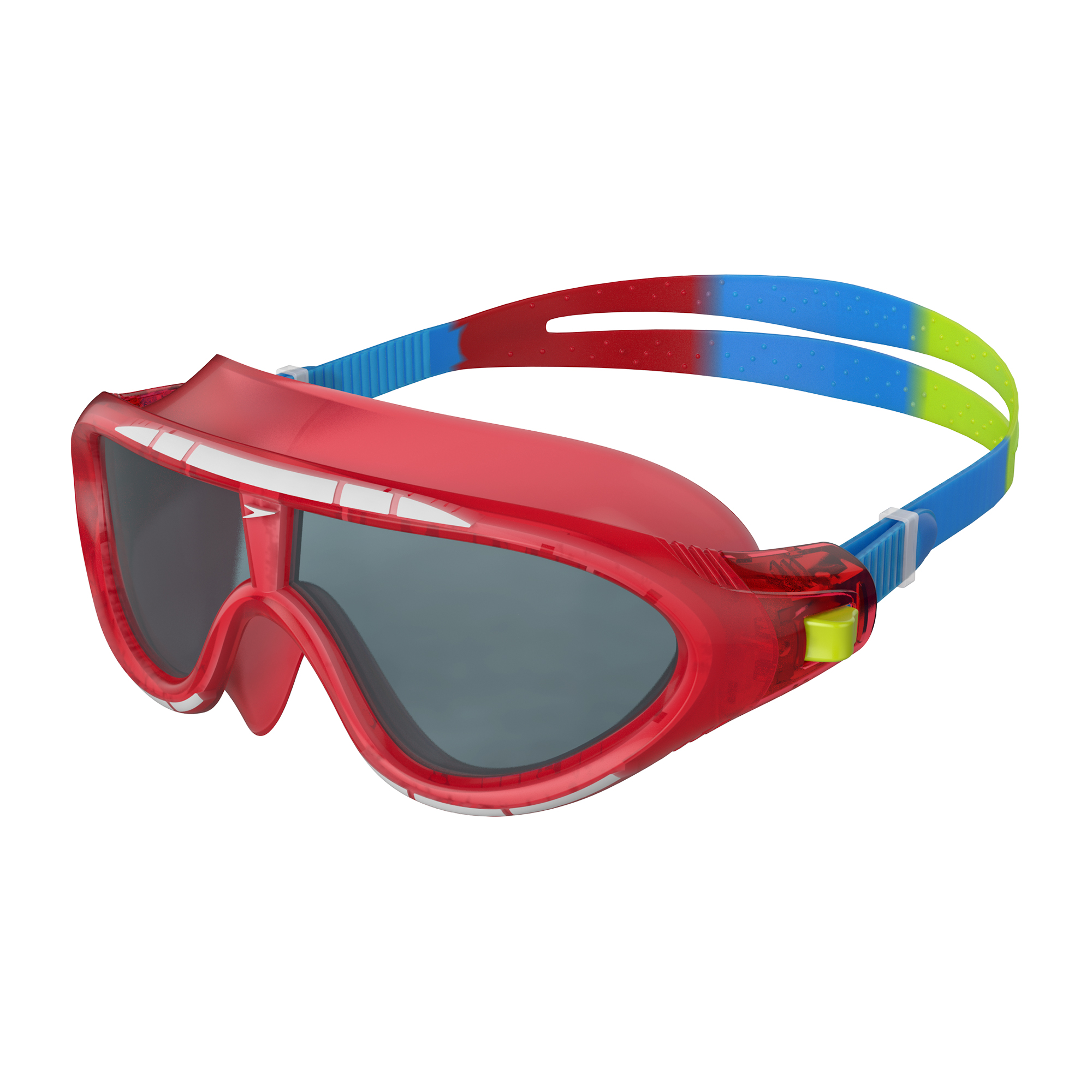 Speedo Biofuse Rift Junior Lava Red/Japan Blue/Smoke Orchid/Soft Coral