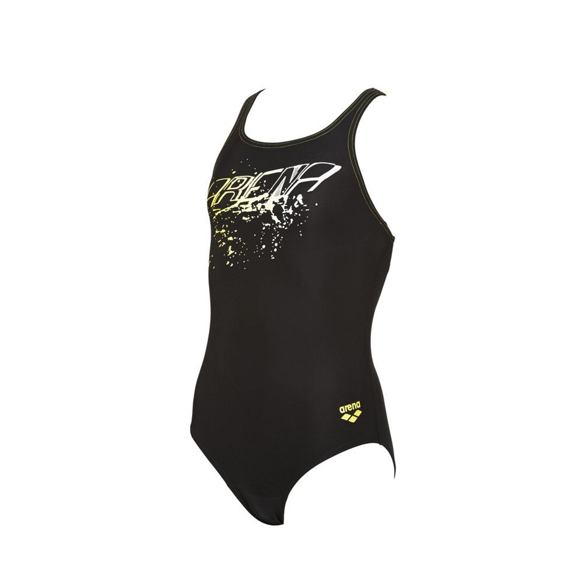 arena Arcoiris JR One Piece Mädchen Badeanzug 128 black/soft green