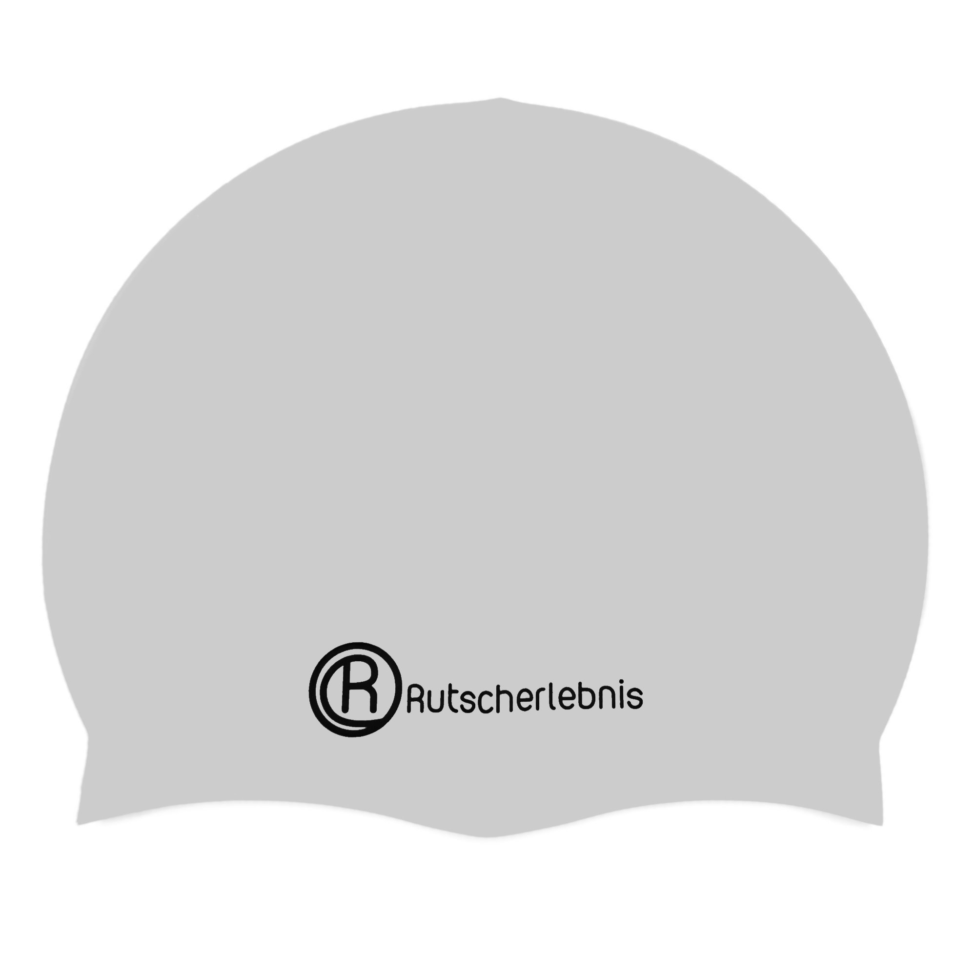 Rutscherlebnis Silicone Cap silver/black