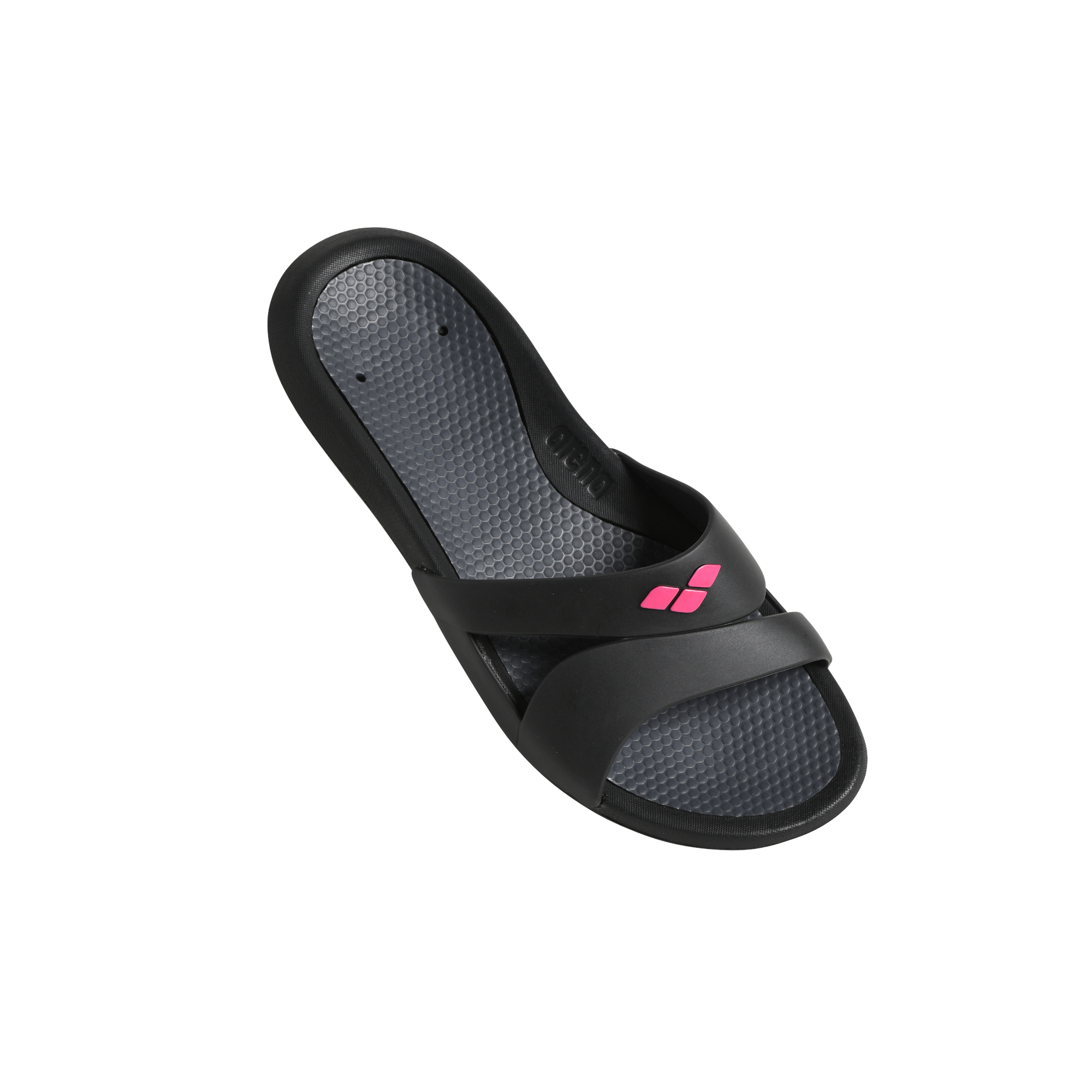 arena Pantolette Nina black-dark grey-black 37