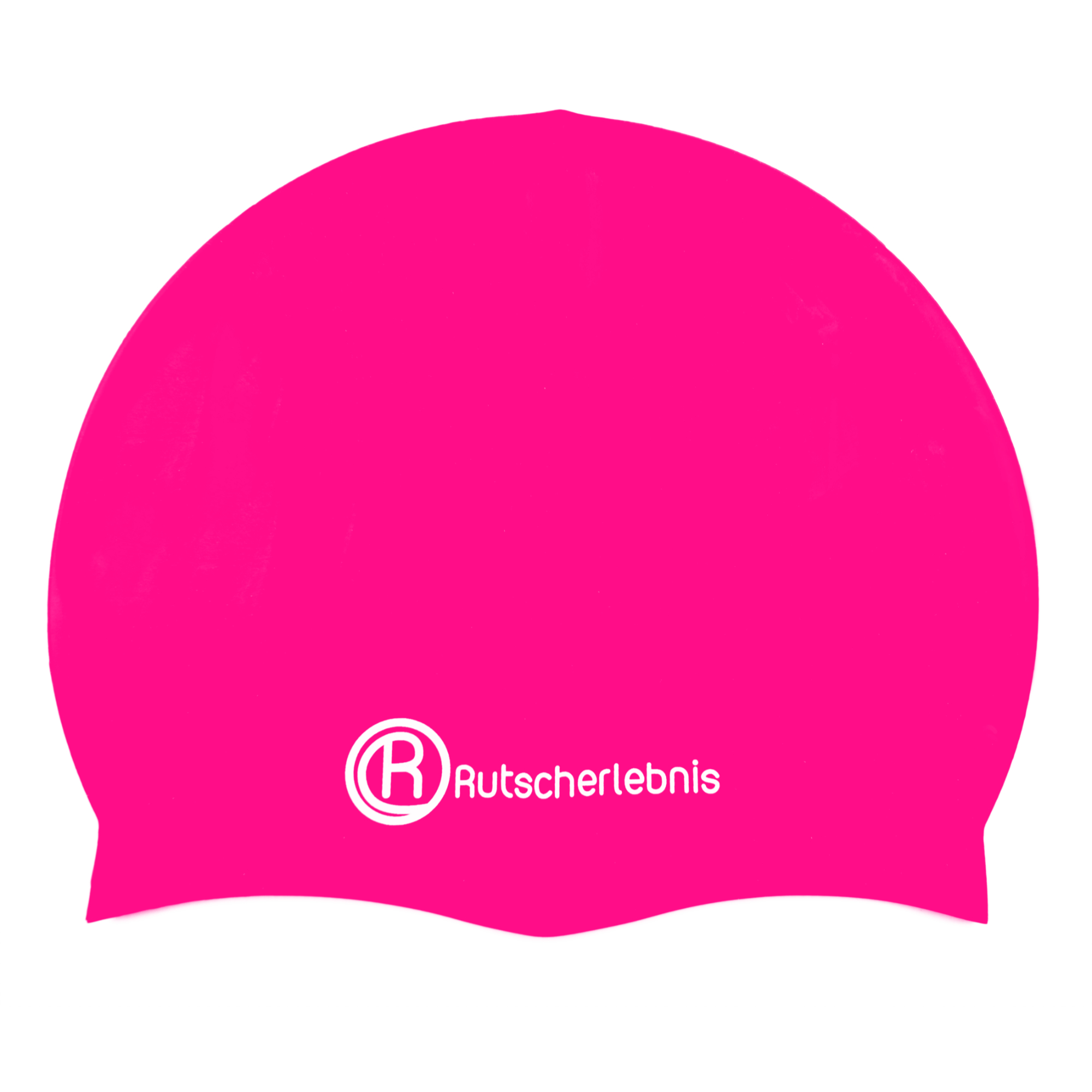 Rutscherlebnis Silicone Cap fuchsia/white