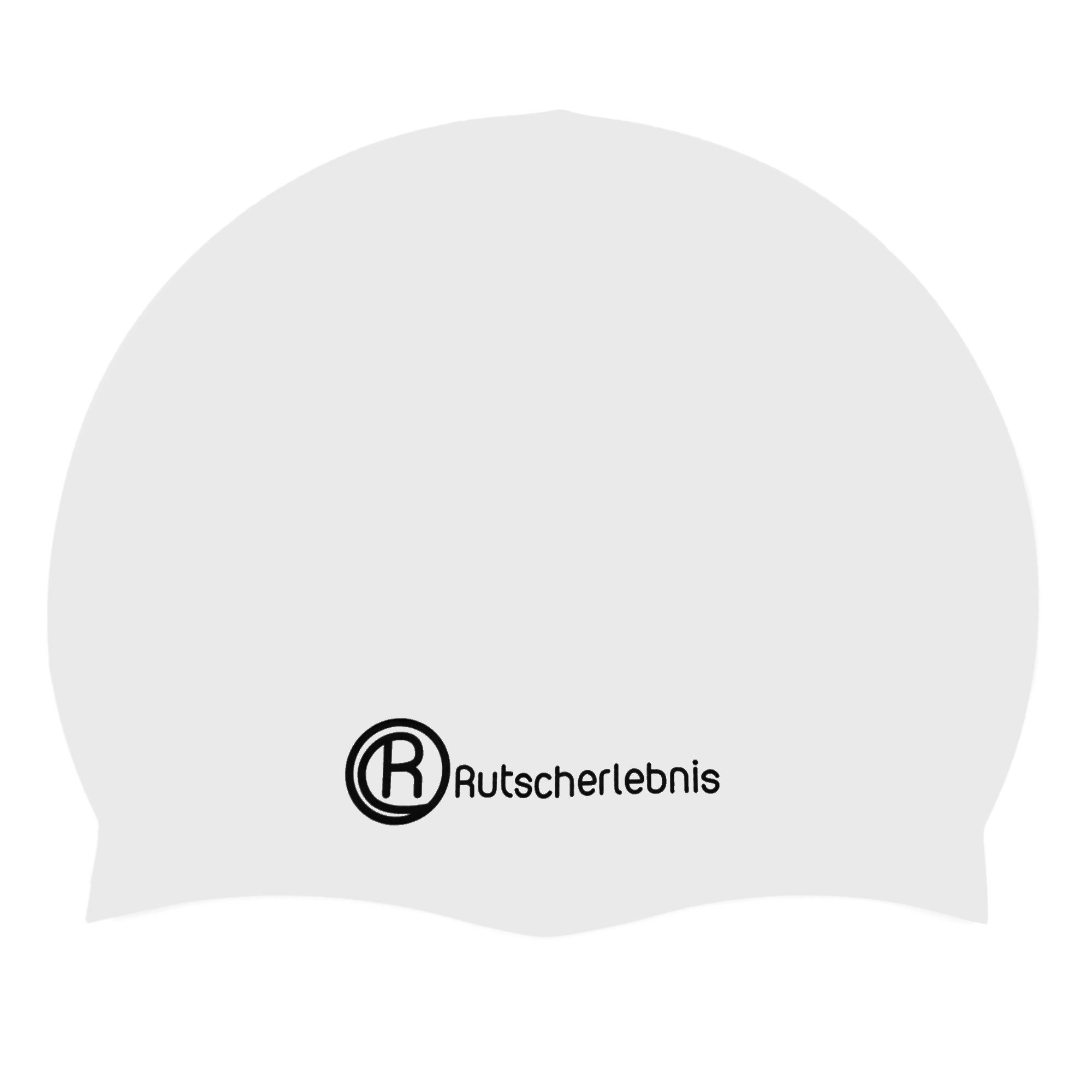 Rutscherlebnis Silicone Cap white/black