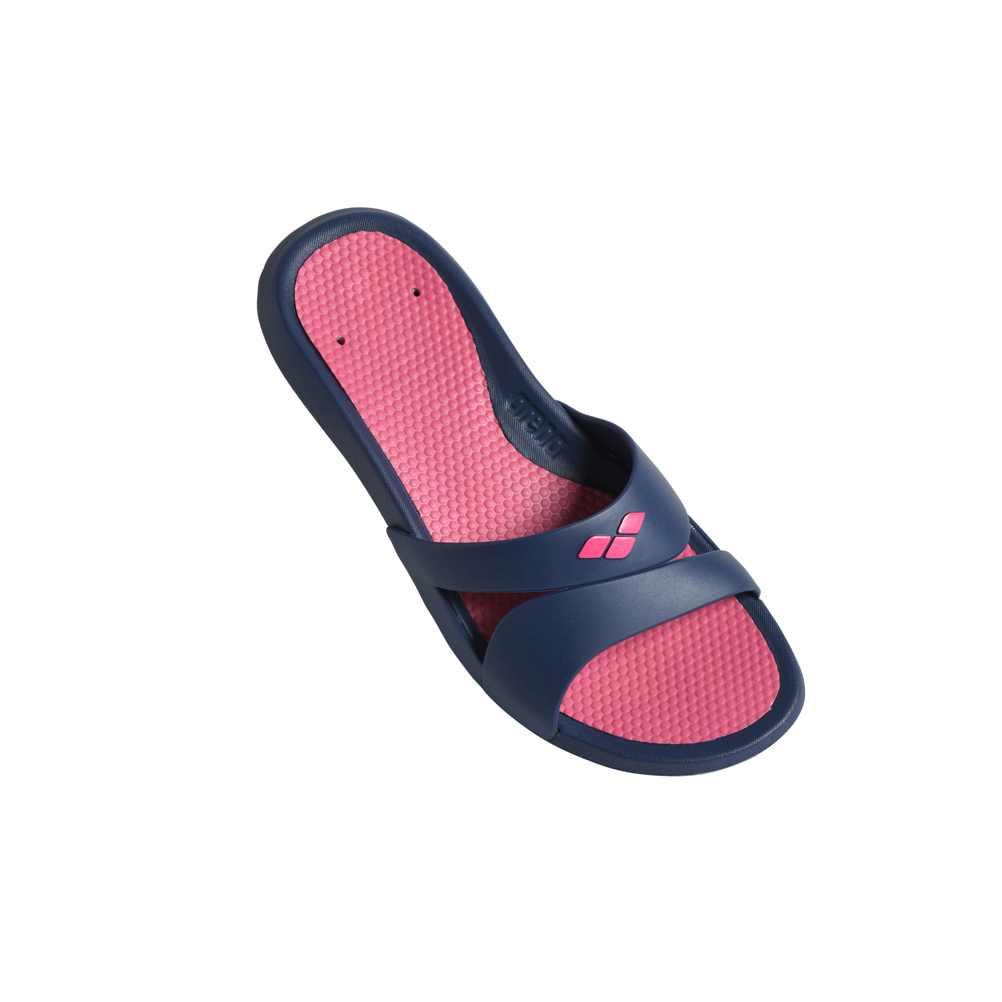 arena Pantolette Nina navy-magenta-navy 36